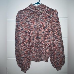 FOREVER 21 Multicolor Turtleneck Sweater